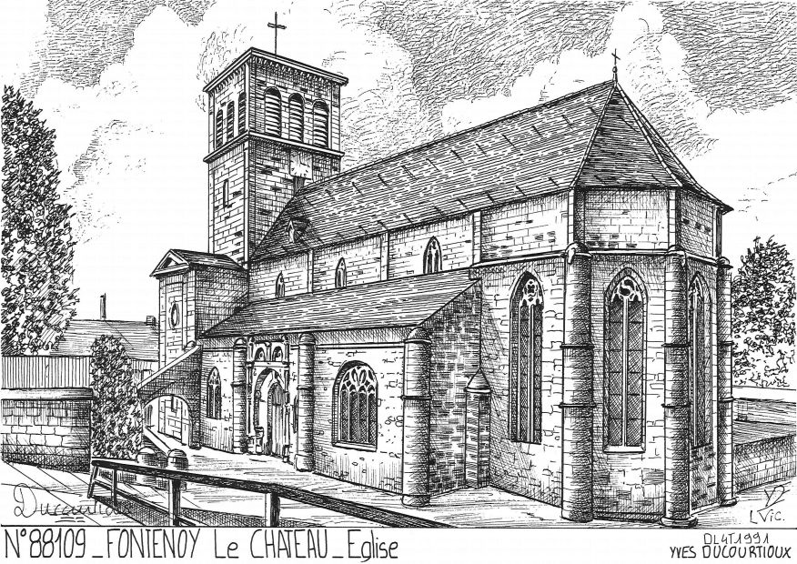 N 88109 - FONTENOY LE CHATEAU - église